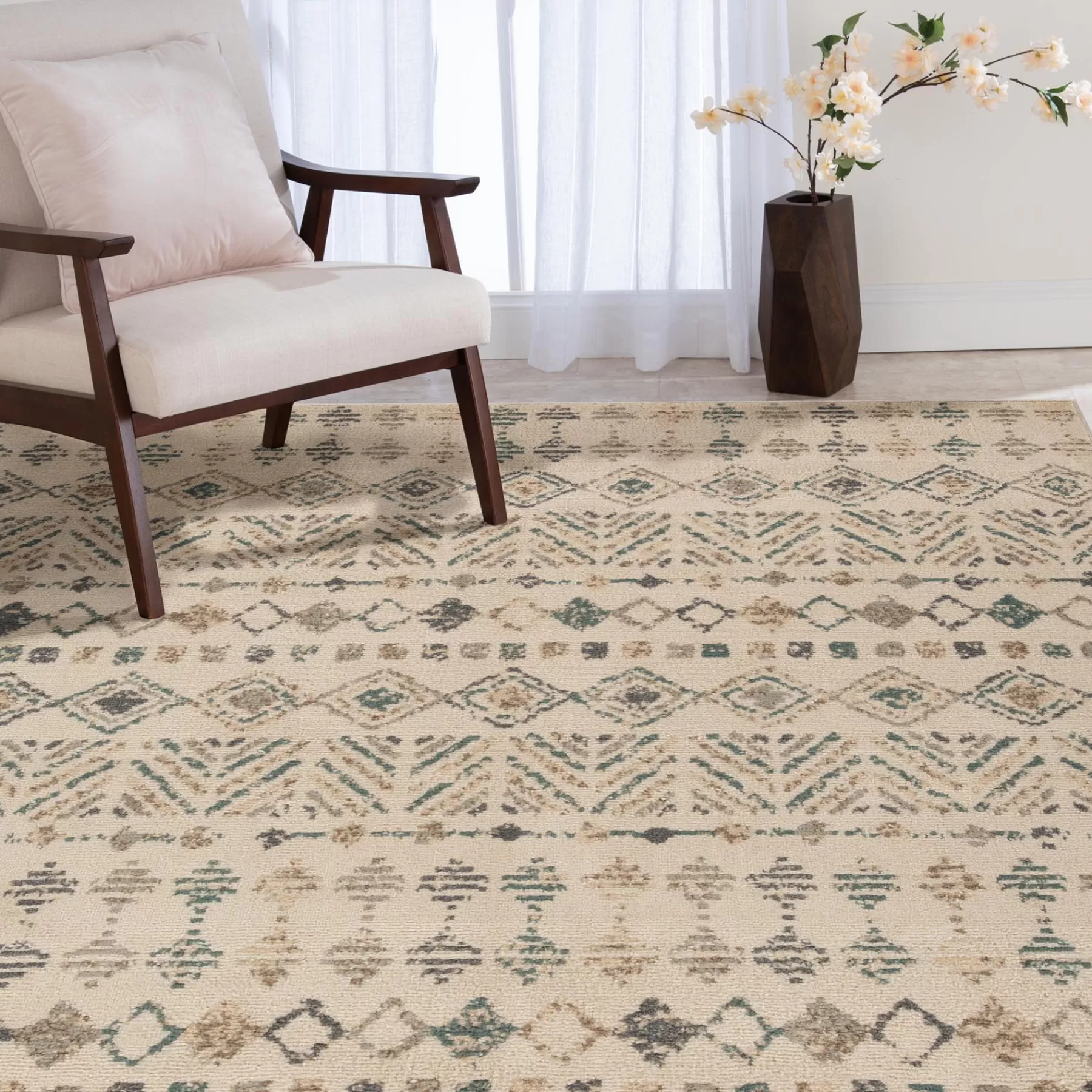 * Cheap Online (D514) Norway Aston Beige Area Rug, 8 10