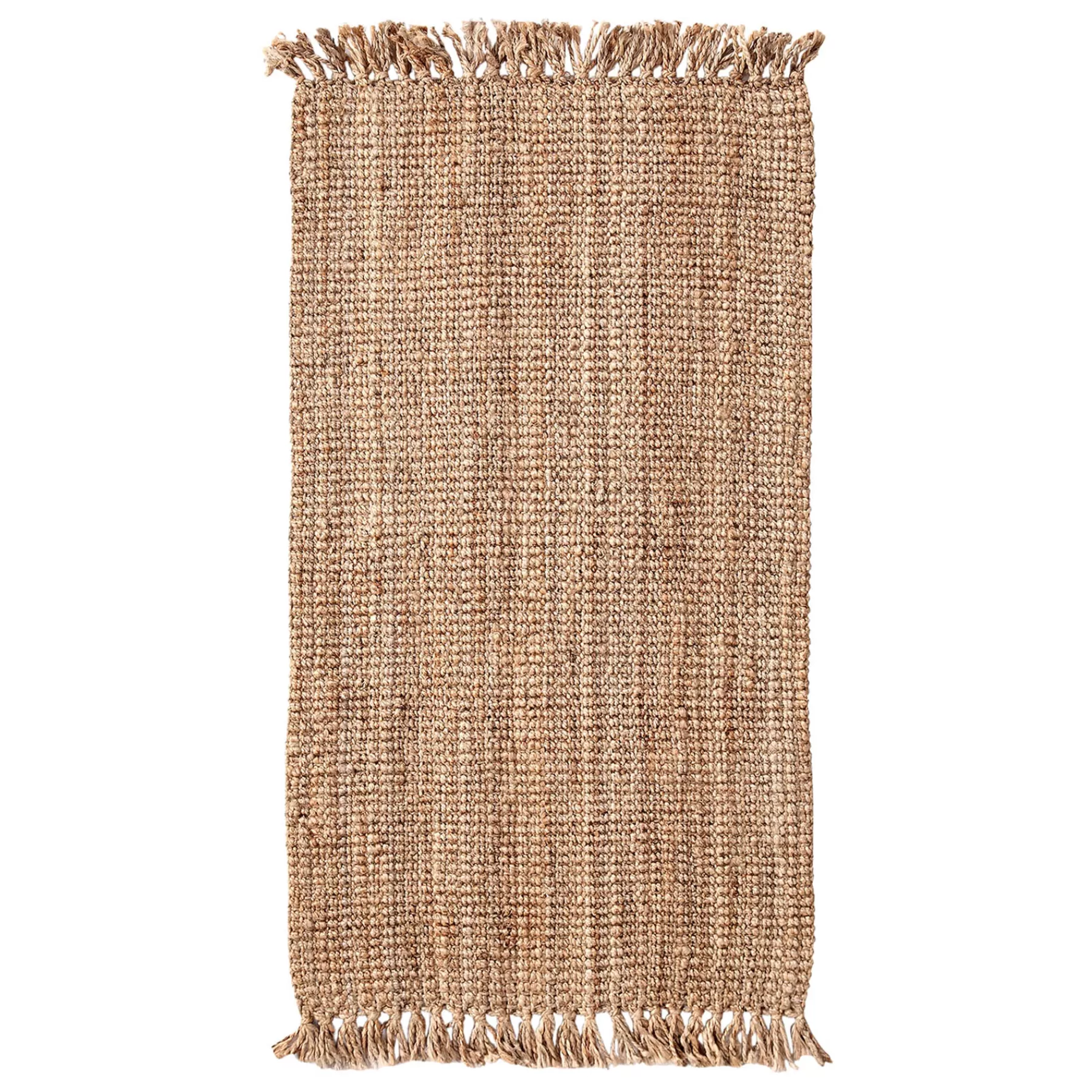 * Exquisite Gifts (B485) Honeybloom Jute Boucle Fringe Accent Rug, 3 5