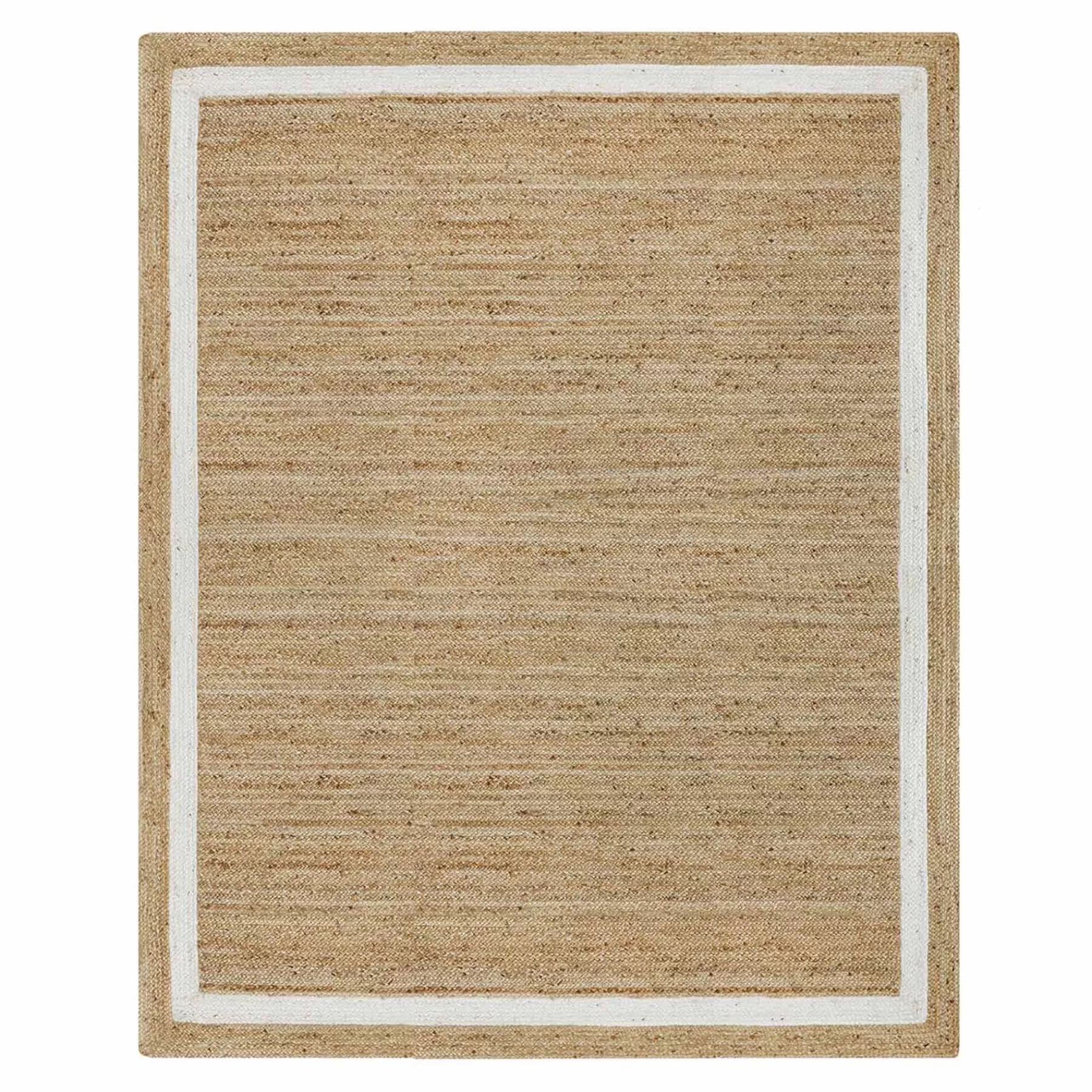* Exquisite Gifts (B728) Kinsey Natural Border Area Rug, 8 10