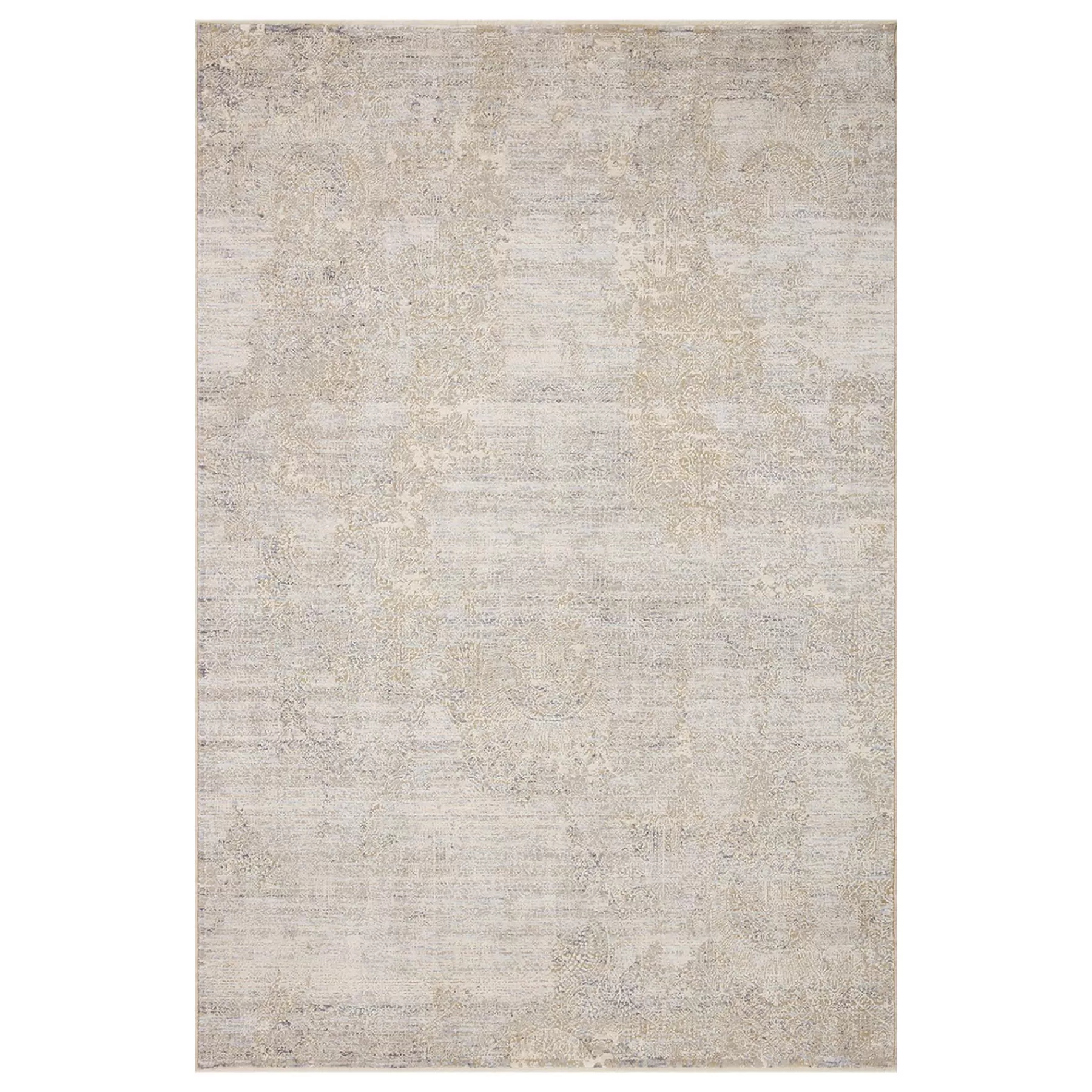 * Exquisite Gifts (B764) Kari Taupe & Rust Area Rug, 5 7