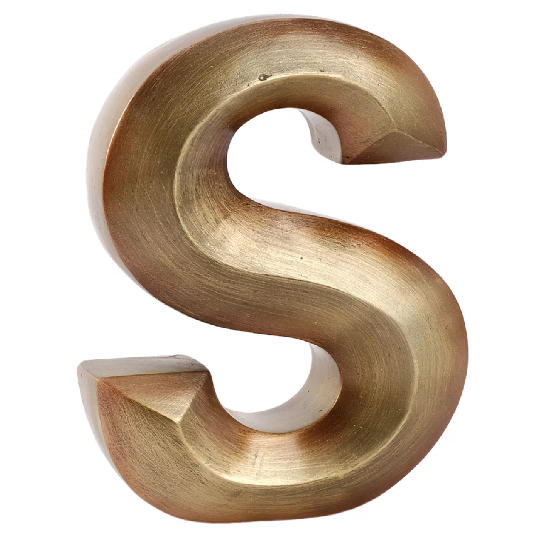 * Exquisite Gifts Tracey Boyd 6 Gold Monogram Decor, S