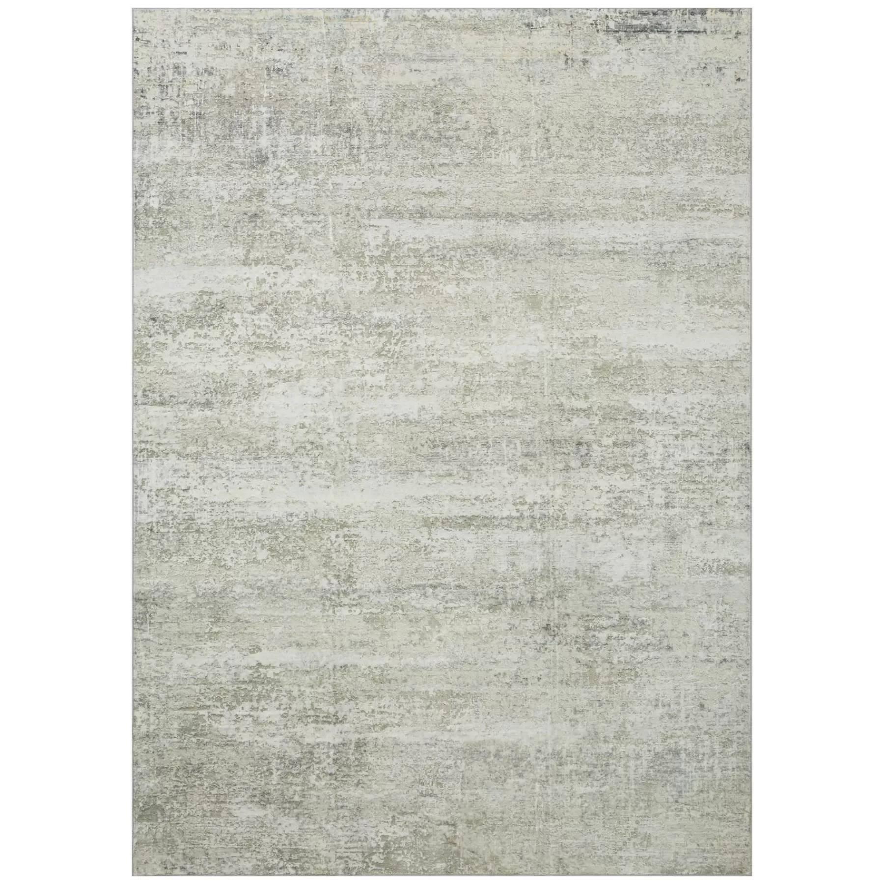 * Flash Sale (D575) Freya Grey Modern Washable Area Rug, 5 7