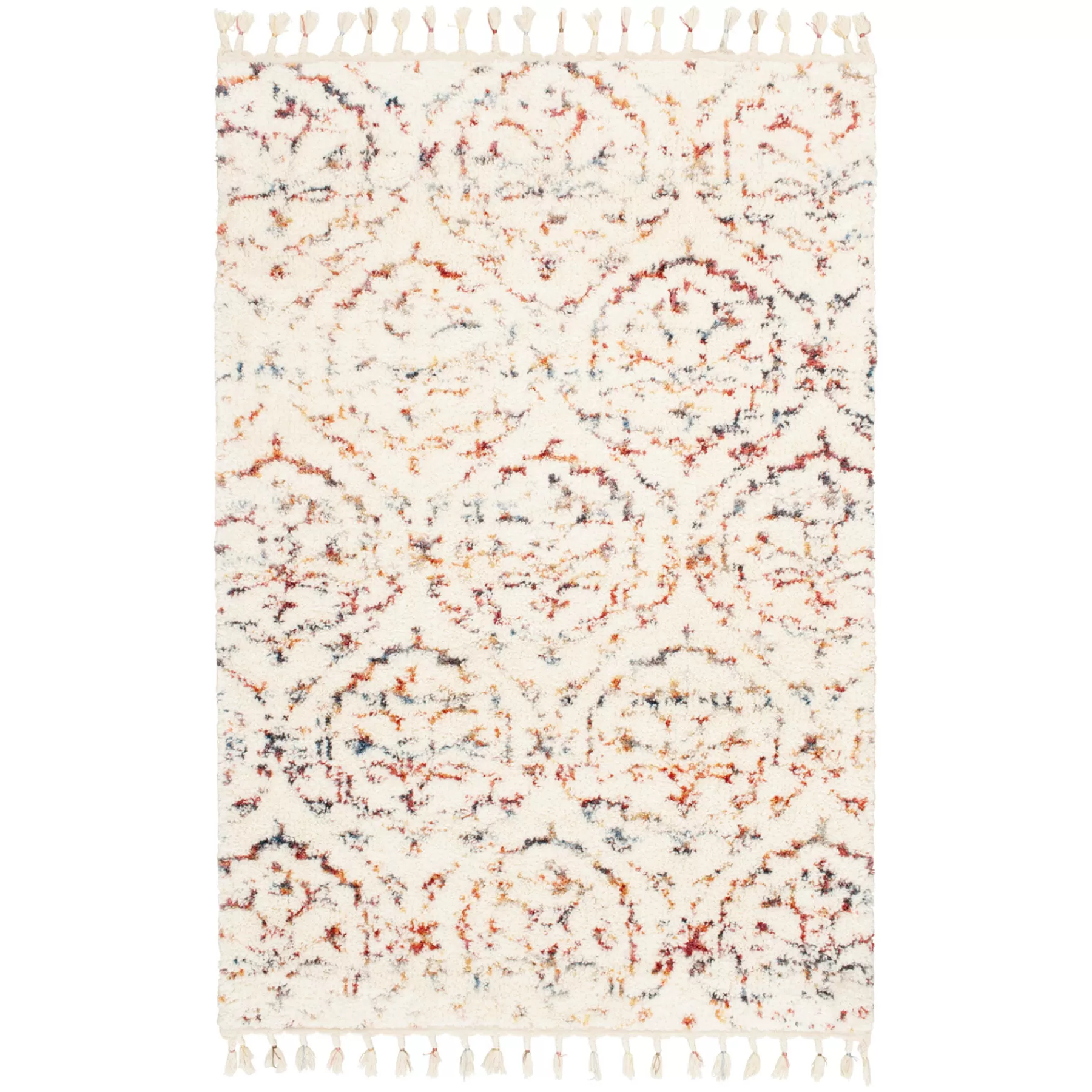* Low Price (C169) Ogon Medallion Woven Fringe Area Rug, 8 10