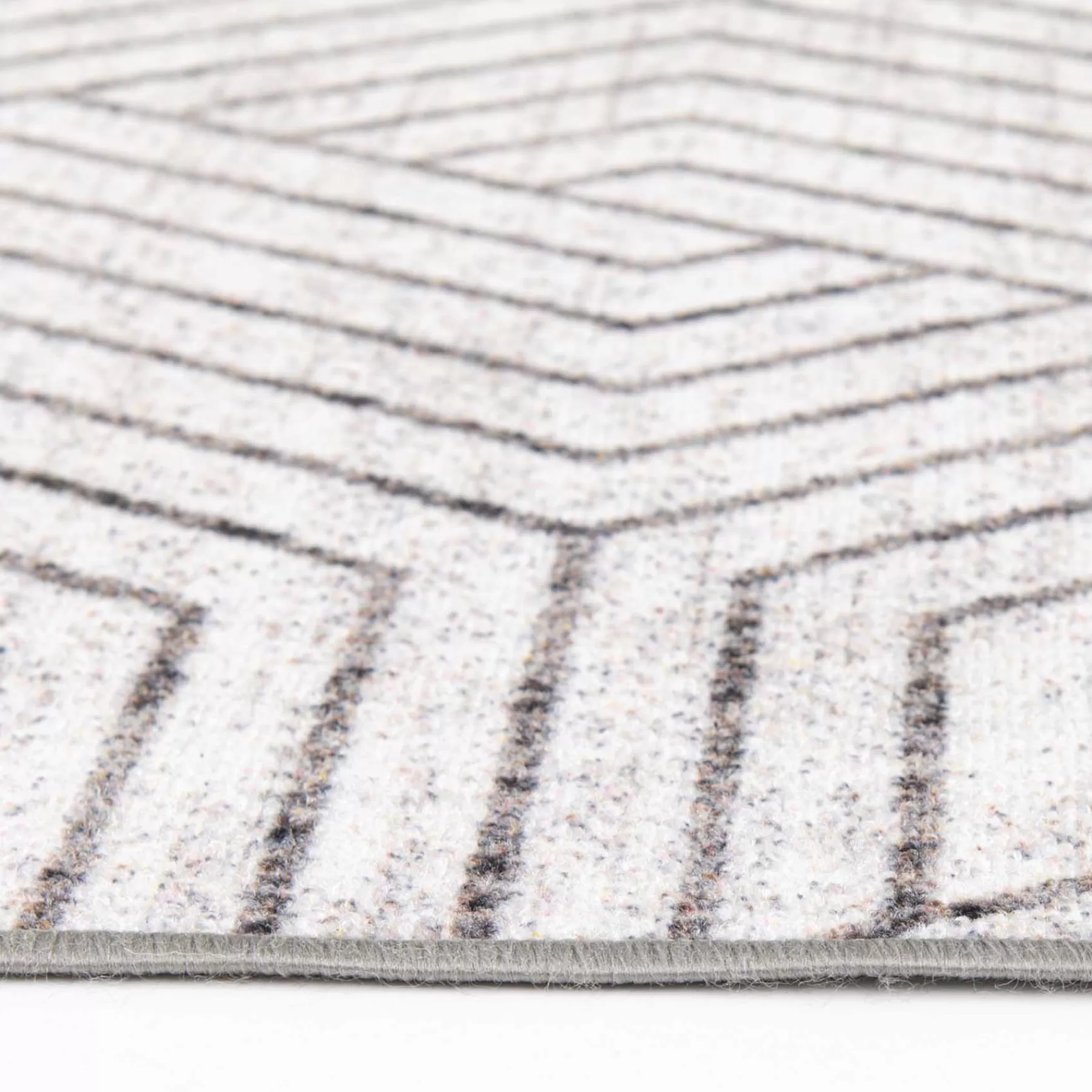 * Low Price (D584) Venus Grey Geometric Accent Rug, 2 4