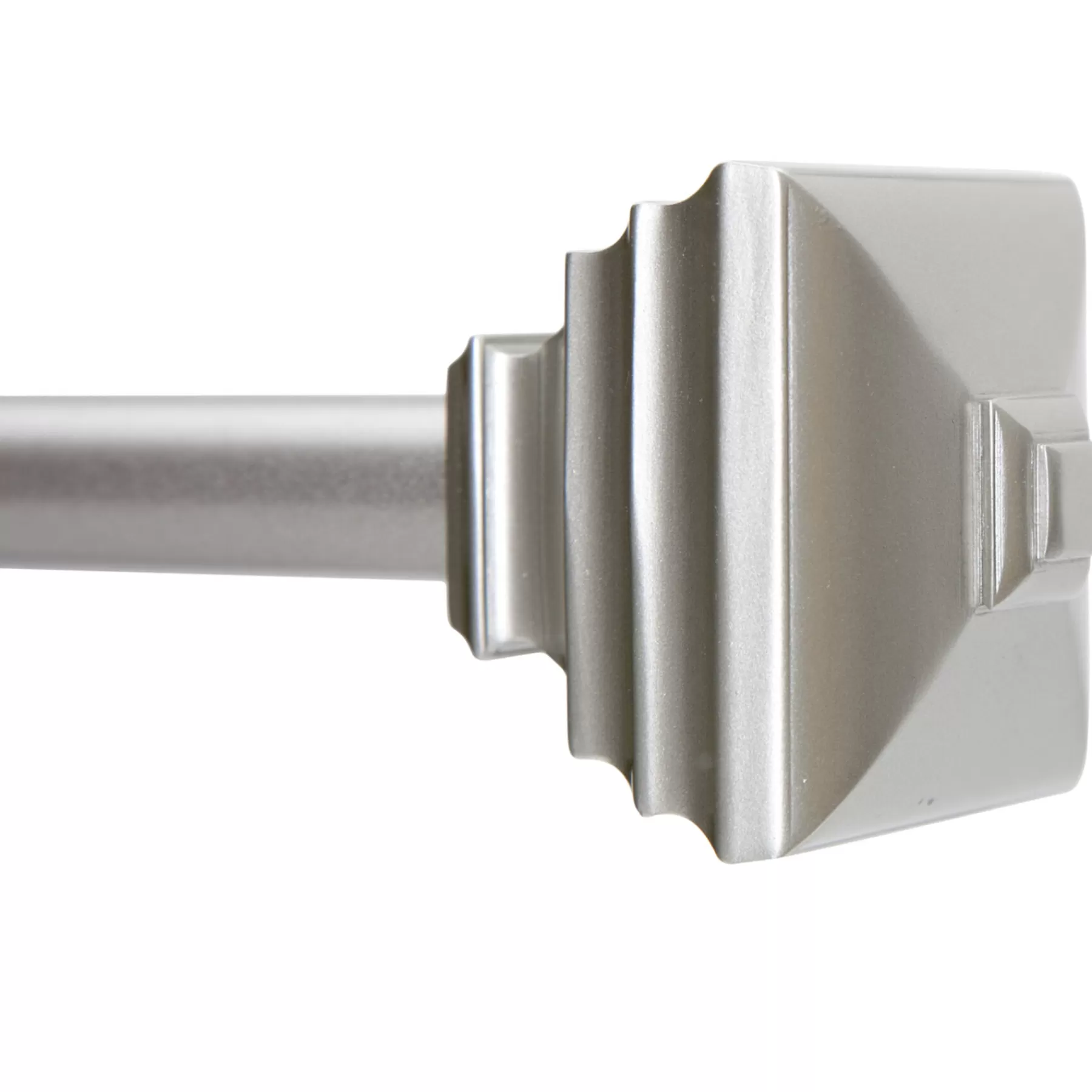 * Outlet Sale 42-120 Fast Fit Jayden Brushed Nickel Window Decorative Rod 3/4