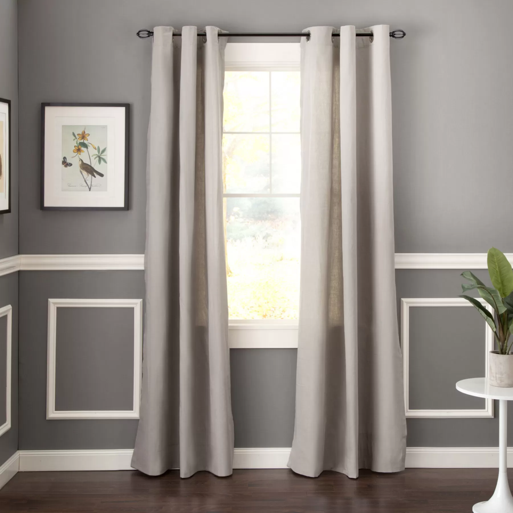 * Outlet Sale 66-120 Fast Fit Lilly Cage Black Window Decorative Rod 5/8