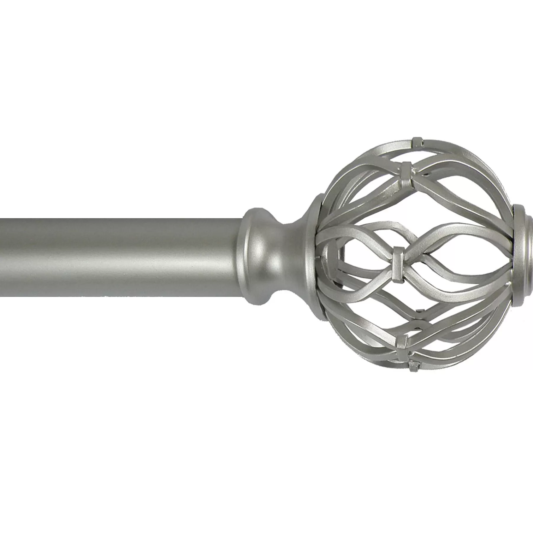 * Outlet Sale Nicole 1 Diameter Window Tension Rod 41 X72 , Nickel Finish