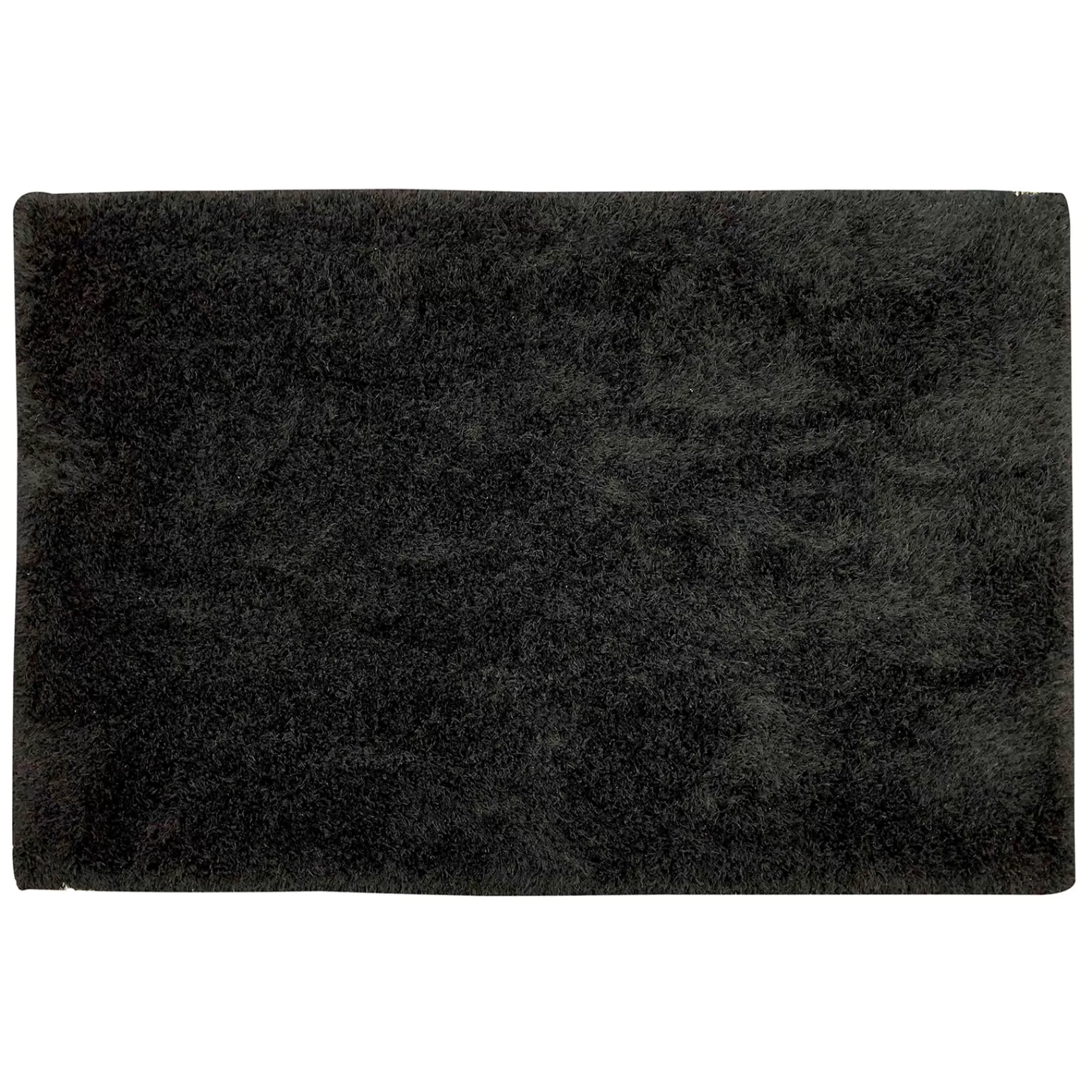 * Reliable Quality (C187) Senses Black Shag Area Rug, 7 10