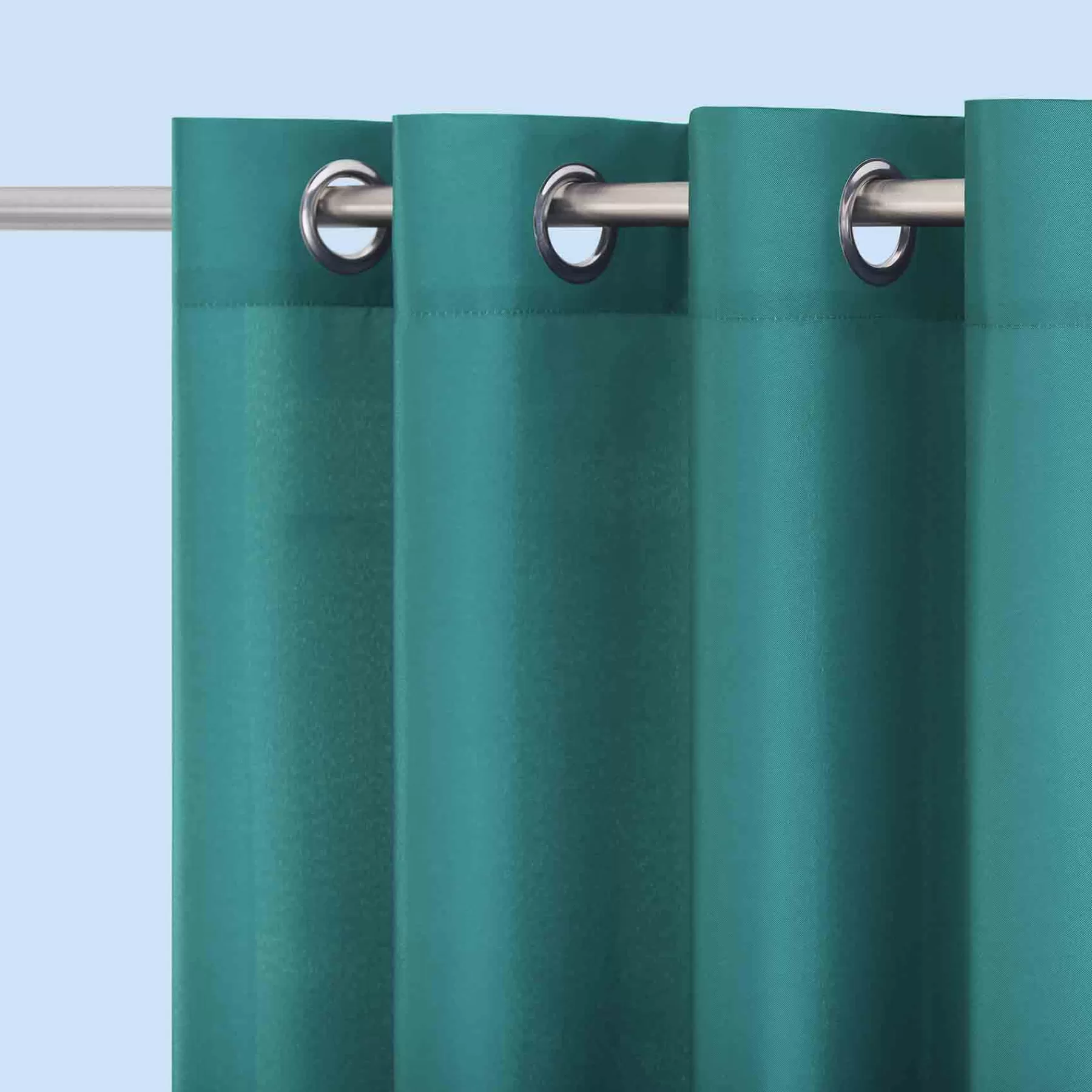 * Top Sellers Darian Turquoise Outdoor Light Filtering Curtain Panel, 95